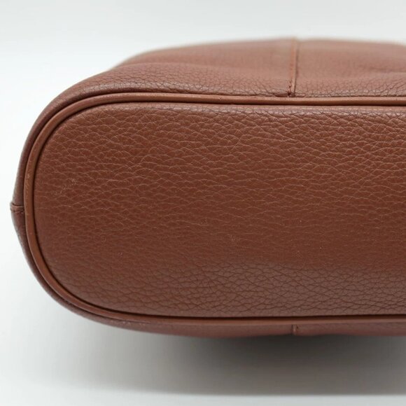 BURBERRY shoulder bag brown leather check authentic - Picture 10 of 16